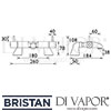 Bristan Artisan Lever Bath Filler Dimensions